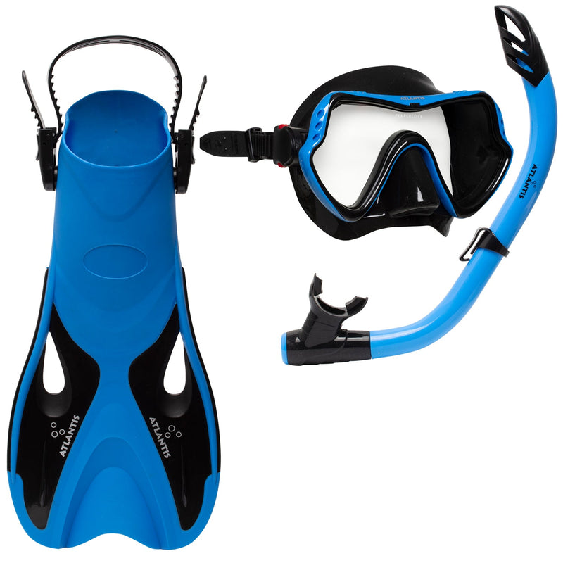 Samana Pro Set - Snorkelset - Volwassenen - Zwart/Blauw