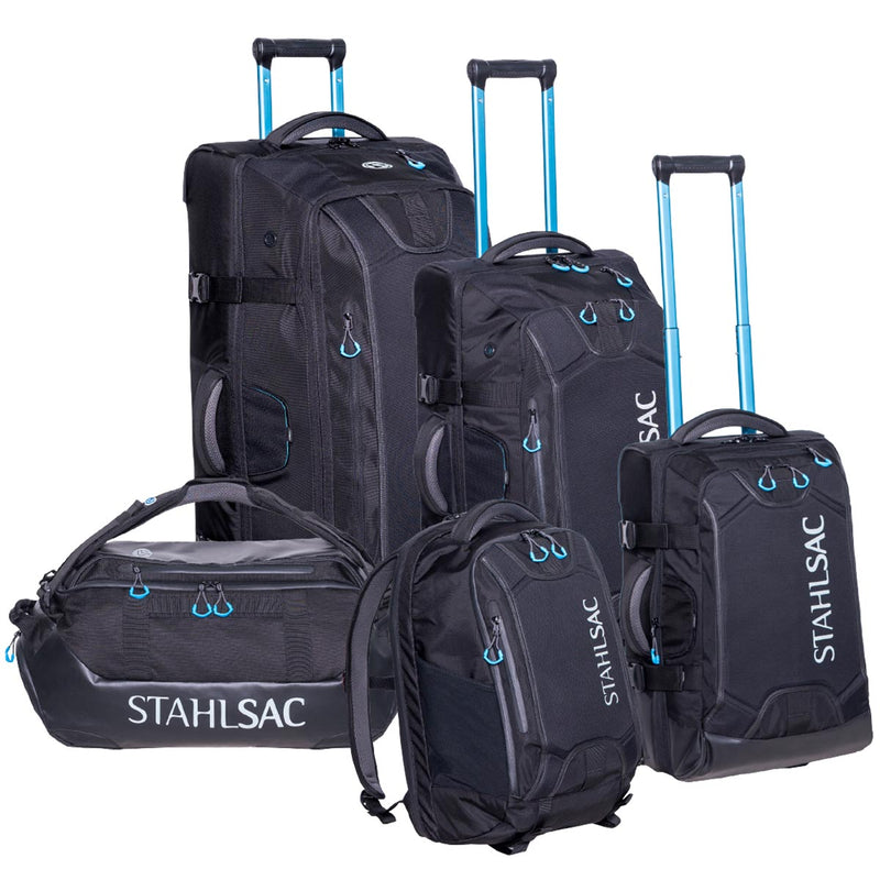 Steel 22 Wheeled Carry-on Bag - Duiktas - Zwart