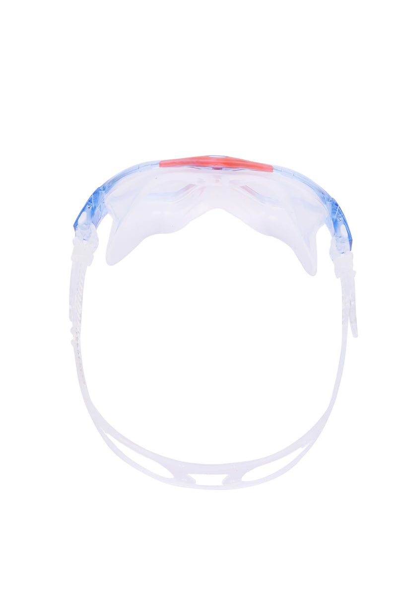 Tetra - Zwembril - Volwassenen - Clear Lens - Blauw/Rood