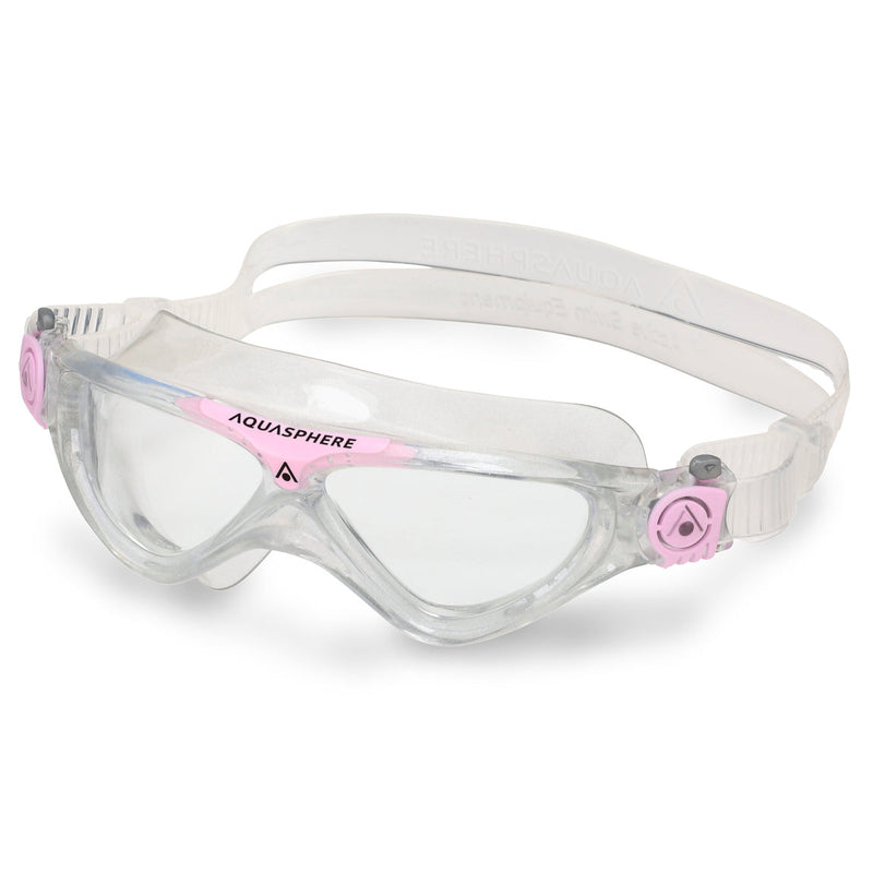 Vista Junior - Schwimmbrille - Kinder - Klare Linse - Transparent/Rosa