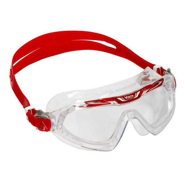 Vista XP - Zwembril - Volwassenen - Clear Lens - Transparant/Rood