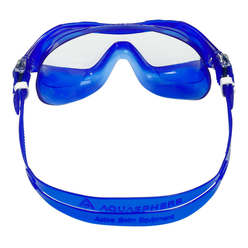 Vista XP – Schwimmbrille – Erwachsene – klare Gläser – Blau/Weiß