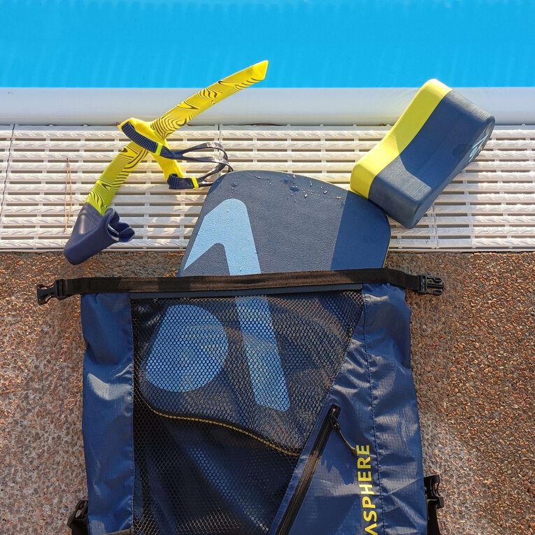 Kickboard – Erwachsene – Blau/Gelb